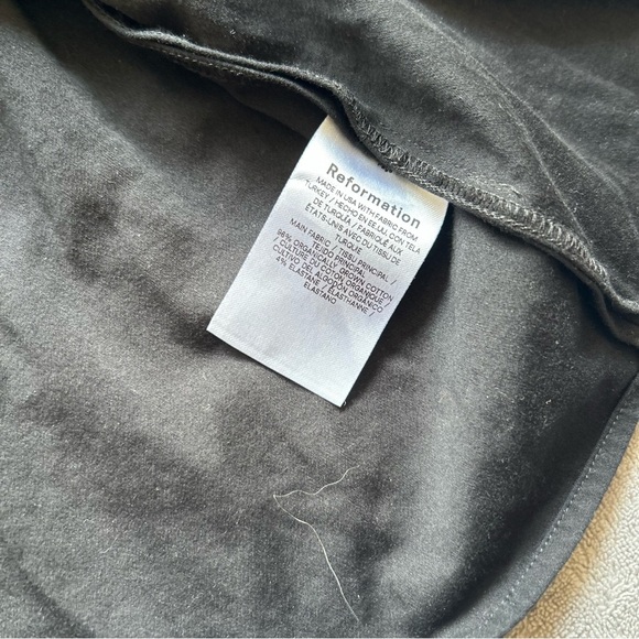 Reformation Weston Dress in Black - Picture 4 of 5